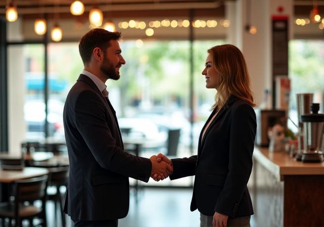 Professionals networking in a modern Melbourne office environment